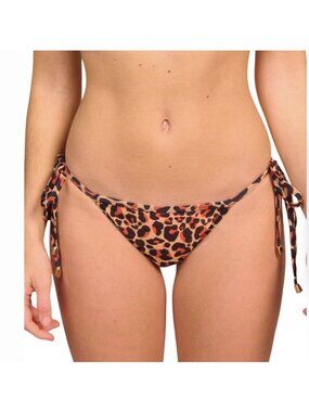 Kiniki Women's Tan Through Bikini Tanga Quick Drying  Lightweight Cheetah 10-12